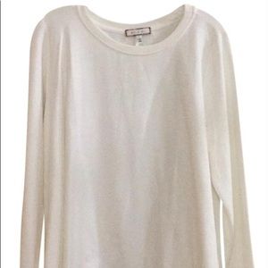 Anthropologie “Eli & Ari” Light White Sweatshirt